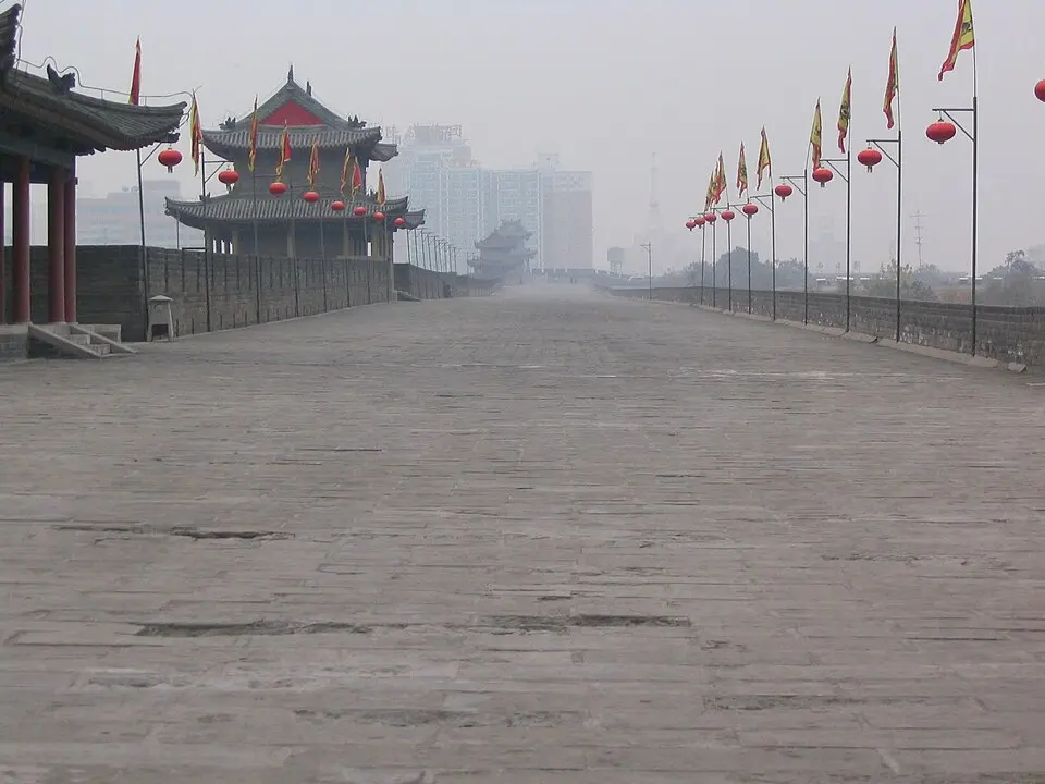 西安城墙(元明扩建,非唐城墙)· 实景照片 · CC 素材